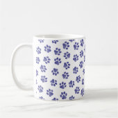 Doodle Paws, Hondenpoten, Navy Blue Paws Koffiemok (Links)