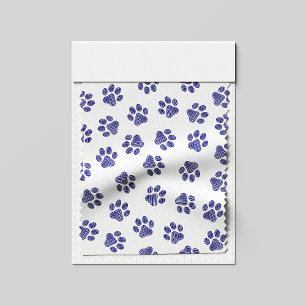 Doodle Paws, Hondenpoten, Navy Blue Paws Stof