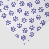 Doodle Paws, Hondenpoten, Navy Blue Paws Tissuepapier (Detail)
