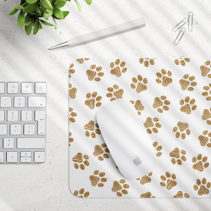 Doodle Paws, Hondenpoten, Sinaasappel Gold Paws Muismat
