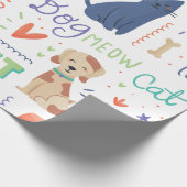 Doodle Pet Lovers Cadeaupapier (Hoek)