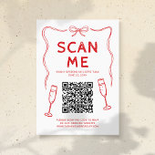 Doodle QR Code Wedding Informatiekaartje