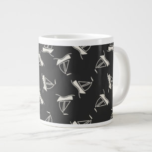 Doodle Sailboat Pattern Grote Koffiekop