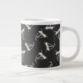 Doodle Sailboat Pattern Grote Koffiekop (Rechts)