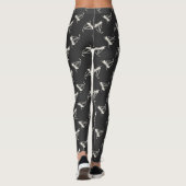 Doodle Sailboat Pattern Leggings (Achterkant)