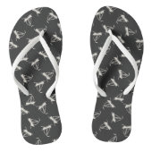 Doodle Sailboat Pattern Teenslippers (Voetbed)