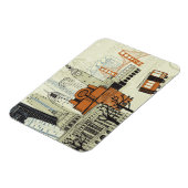 Doodle San Francisco Scene Magneet (Linkerzijde)