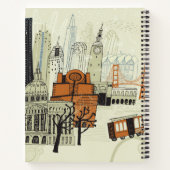 Doodle San Francisco Scene Notitieboek (Achterkant)