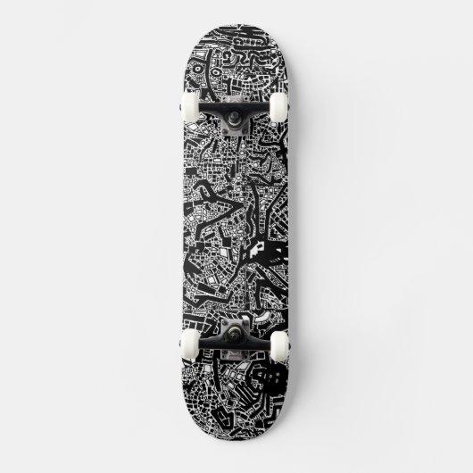 Doodle schaats skateboard (Voorkant)