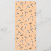 Doodle Sketch Funky Mariage Menu (Dos)