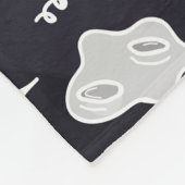 Doodle Space: Handgetekende  kosmos. Fleece Deken (Hoek)