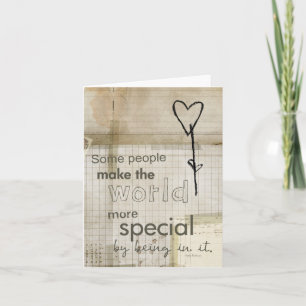 doodle special person card kaart