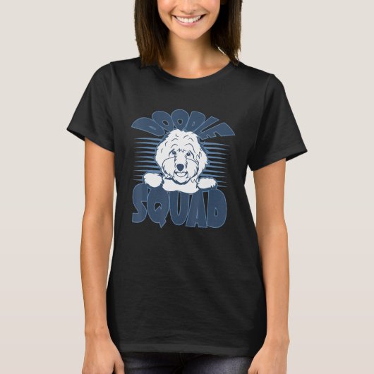 Doodle Squad Cute Pet Dog Goldendoodles T-shirt (Voorkant)