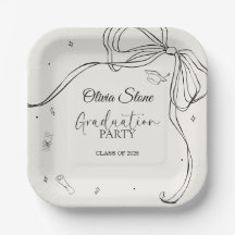 Doodle stijl senior afstudeerfeest handgetekend