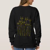 Doodle Sweatshirt (Zwart- Hand-getrokken) (Achterkant)