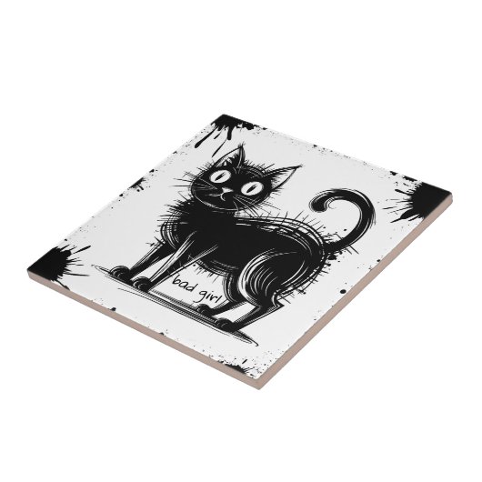 doodle tegeltje (Zijkant)