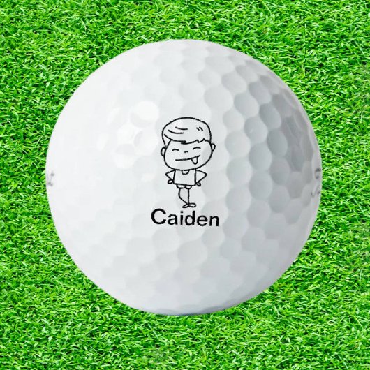 Doodle vader zoon Golf Gift Golfballen