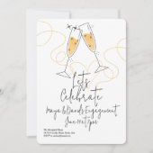 Doodle-viering Kaart (Voorkant)