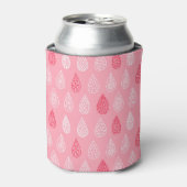 Doodle water druppels:  patroon blikjeskoeler (Blikje Voorkant)