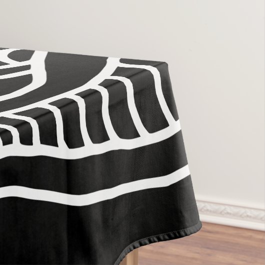 Doodle wave ribbon tafelkleed (Voorbeeld)