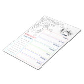 Doodle Weekplanner Notitieblok (Schuin)