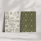 Doodle Whimsy Doodle Thanksgiving Invitation