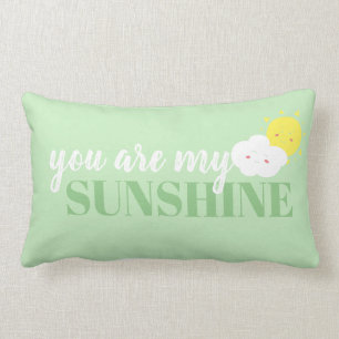 Doodle You Are My Sunshine Kussen Groen