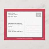 Doodled Banner Holiday Photo Card Briefkaart (Achterkant)