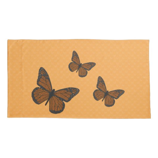 Doodled Monarch Kussensloop (Achterkant)