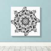 Doodlella Canvas Afdruk (Insitu (Houten vloer))