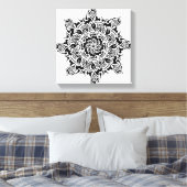 Doodlella Canvas Afdruk (Insitu (Slaapkamer))