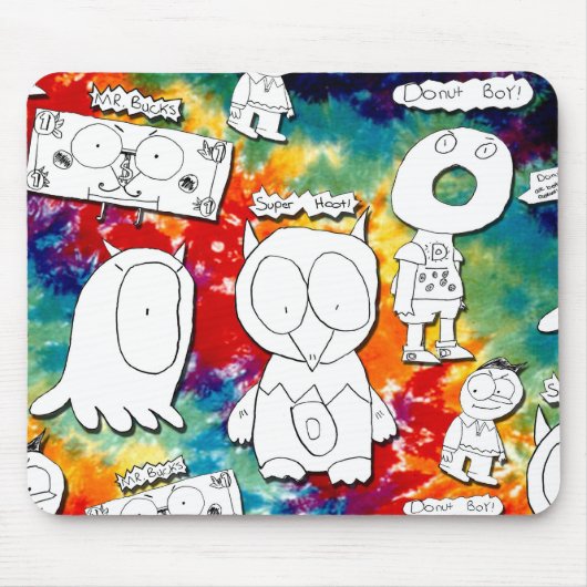 Doodlemania Mousepad Muismat (Voorkant)