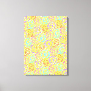 Doodles 2011 canvas afdruk