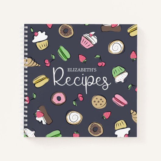 Doodles als dessert | recepten voor gebakken produ notitieboek (Voorkant)