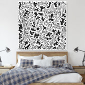 Doodles Canvas Afdruk (Insitu (Slaapkamer))