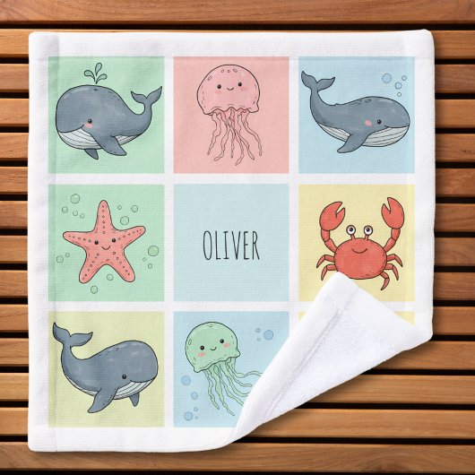 Doodles d'amis océaniques fantaisistes