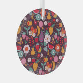Doodles de fruits, décoration d'été dessinée à la (Avant droite)