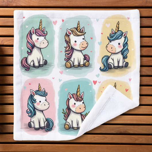 Doodles de licorne mignons