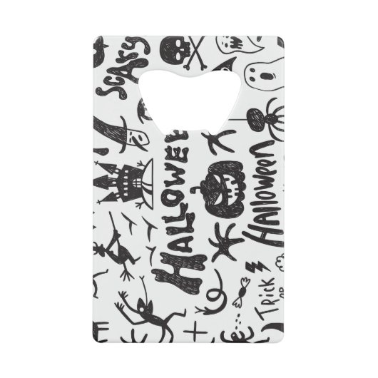 Doodles de monstre d'Halloween amusant (Devant)
