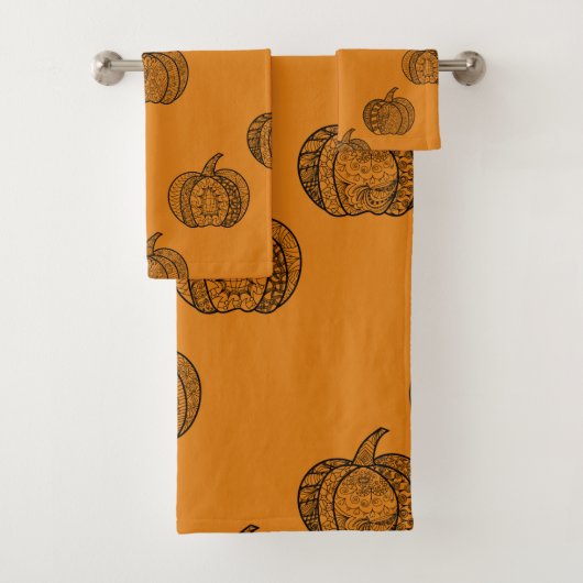 Doodles d'Halloween boho mandala citrouilles Autom (En situation)