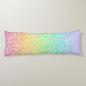 Doodles! Fun Rainbow Lichaamskussen (Achterkant)