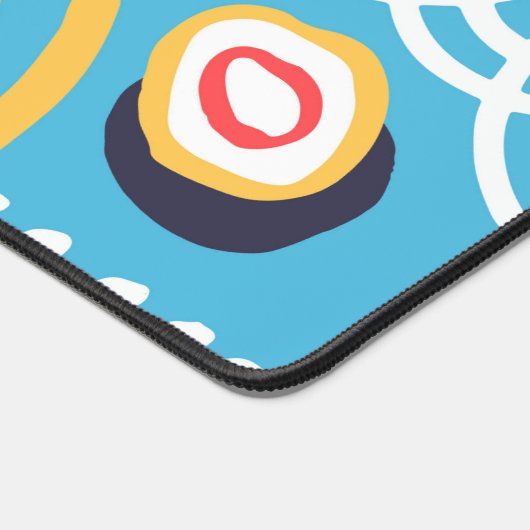 Doodles Funky Sur Aqua (Coin)