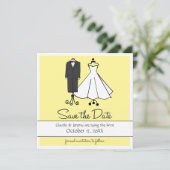 Doodles mariages | Save the date (Debout devant)