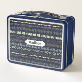 Doodles Pattern, aangepaste lunchboxen (Voorkant)