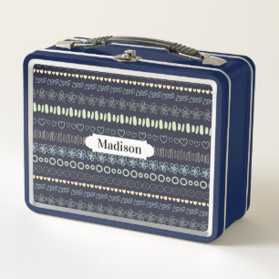 Doodles Pattern, aangepaste lunchboxen