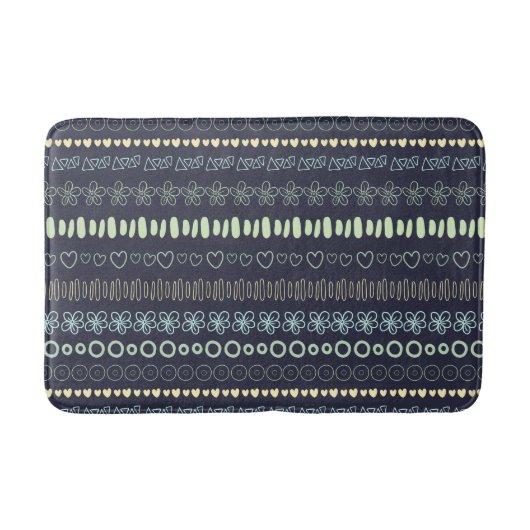 Doodles Pattern-badmatten Badmat (Voorkant)
