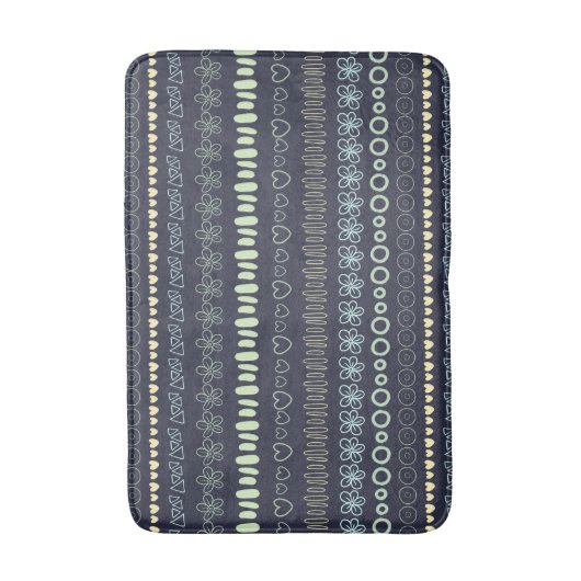 Doodles Pattern-badmatten Badmat (Voorkant Verticaal)