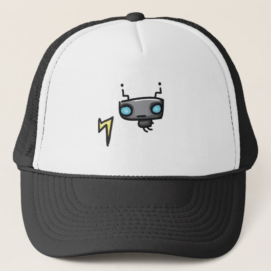 Doodles Robot Trucker Hat Pet (Voorkant)