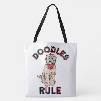 Doodles Rule Canvas tas