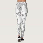 Doodles Skulls Tree leggins Leggings (Achterkant)